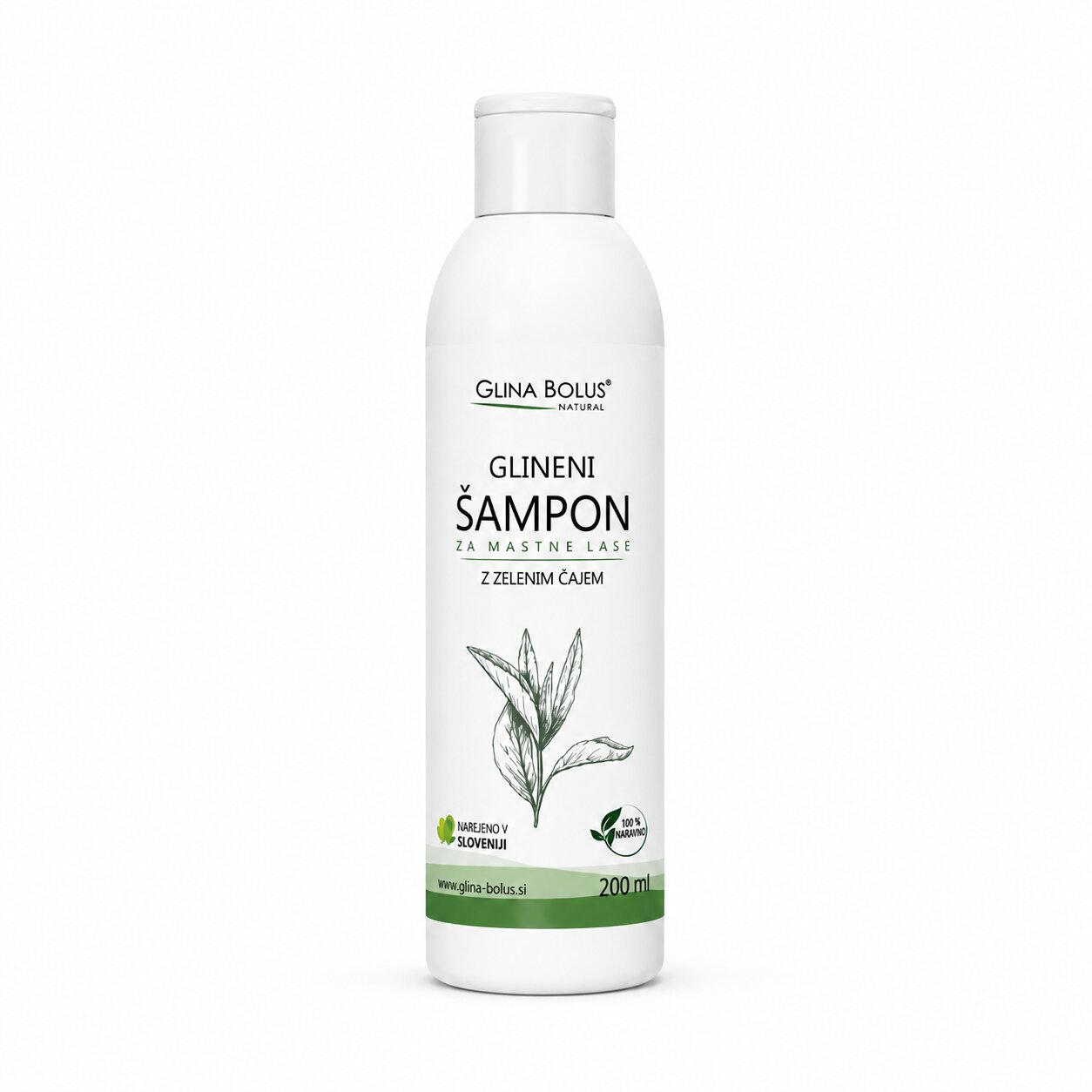 Šampon s glinom i zelenim čajem