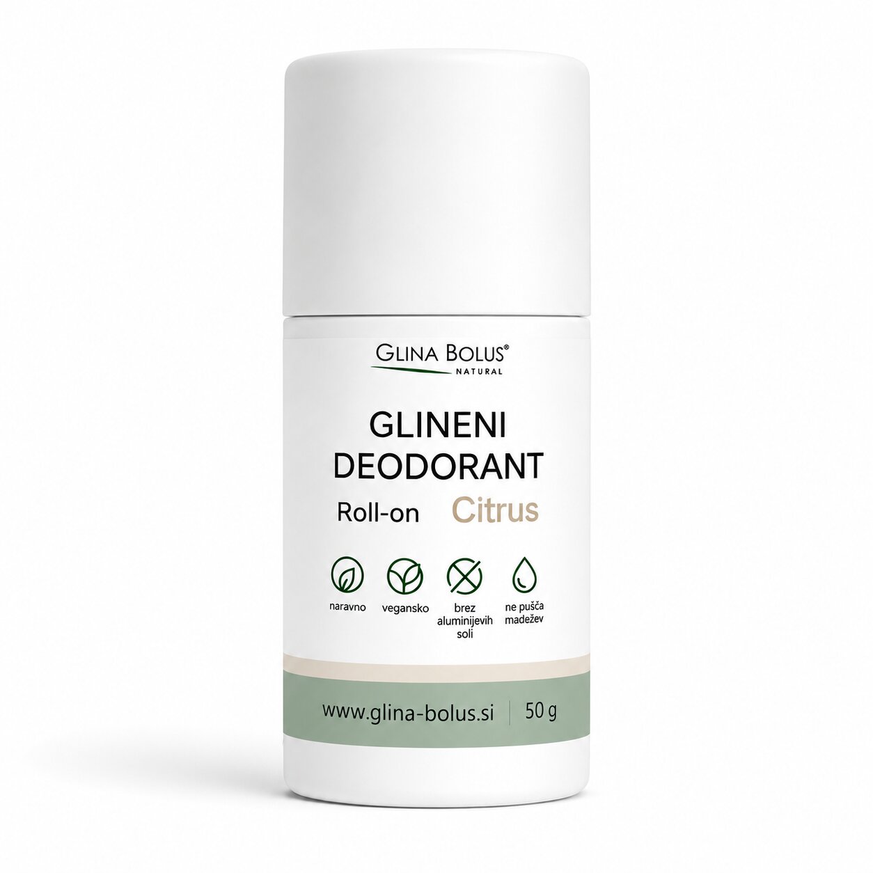 Dezodorans s glinom - citrus 50 g